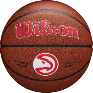 imageWILSON NBA Team Alliance Basketballs  Size 7295quotAtlanta Hawks