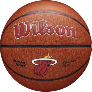 imageWILSON NBA Team Alliance Basketballs  Size 7295quotMiami Heat