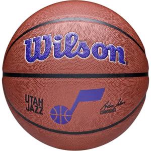 imageWILSON NBA Team Alliance Basketballs  Size 7295quotUtah Jazz New Version