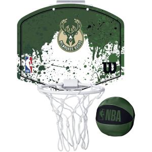 imageWILSON NBA Team Mini Basketball HoopsMilwaukee Bucks