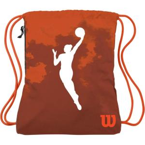 imageWilson WNBA Fire Drawstring Basketball Bag  Orange