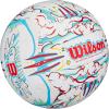 imageWilson Graffiti Peace Volleyball  Official SizeWhiteBlue