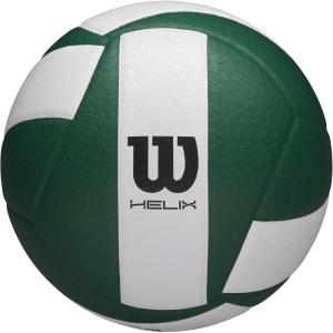 imageWilson Helix Official Size VolleyballsGreenWhite
