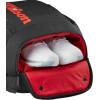 imageWILSON Clash V3 Super Tour Tennis Racket Bags  BlackInfraredHolds up to 2 Rackets