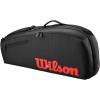 imageWILSON Clash V3 Super Tour Tennis Racket Bags  BlackInfraredHolds up to 3 Rackets