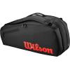 imageWILSON Clash V3 Super Tour Tennis Racket Bags  BlackInfraredHolds up to 6 Rackets