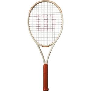 imageWilson RolandGarros 2025 Clash 100 V3 Unstrung Adult Performance Tennis Racket  Grip Size 44 12quotGrip Size 4  4 12
