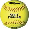 imageWILSON WTA9317T 11Inch Optic Yellow Soft Compression Center Optic Yellow Softballs 1Dozen