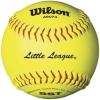 imageWilson Little League Leather Polycore Softballs 1 Dozen