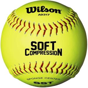 imageWilson A9117 Soft Compression Softball 12Pack