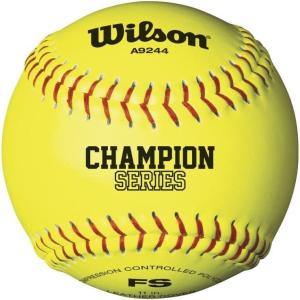imageWilson A9244 11quot NFHS Leather Polycore SST Softball 1 Dozen