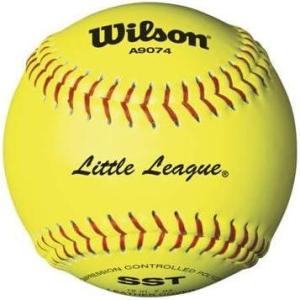 imageWilson Little League Leather Polycore Softballs 1 Dozen