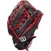 imageWilson 2022 A700 12quot Outfield Baseball Glove  BlackRed Left Hand Throw