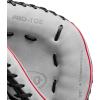 imageWilson 2024 A1000 CM33 33 Baseball Catchers Mitt  SilverBlackRed Right Hand Throw