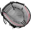 imageWilson 2024 A1000 CM33 33 Baseball Catchers Mitt  SilverBlackRed Right Hand Throw