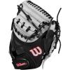 imageWilson 2024 A1000 CM33 33 Baseball Catchers Mitt  SilverBlackRed Right Hand Throw