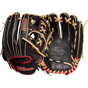imageWILSON 2022 A1000 Baseball Glove SeriesBlackBlondeRed  Standard Glove