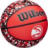 imageWILSON NBA Team Graffiti Basketballs  Size 7295quotAtlanta Hawks