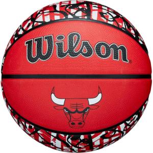 imageWILSON NBA Team Graffiti Basketballs  Size 7295quotChicago Bulls