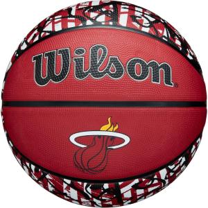 imageWILSON NBA Team Graffiti Basketballs  Size 7295quotMiami Heat