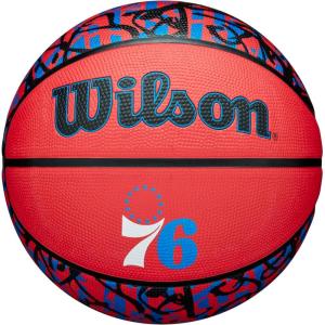 imageWILSON NBA Team Graffiti Basketballs  Size 7295quotPhiladelphia 76ers