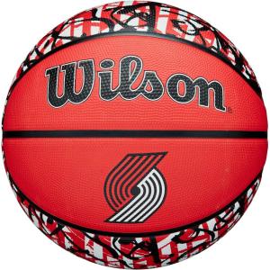 imageWILSON NBA Team Graffiti Basketballs  Size 7295quotPortland Trailblazers