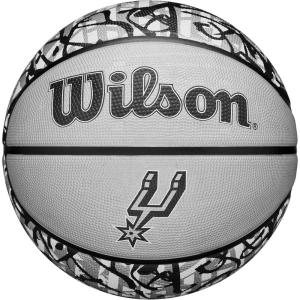 imageWILSON NBA Team Graffiti Basketballs  Size 7295quotSan Antonio Spurs