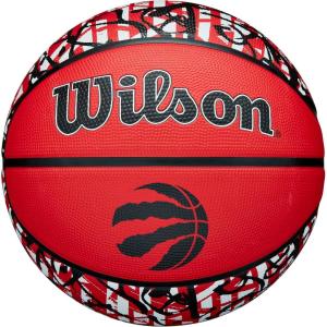 imageWILSON NBA Team Graffiti Basketballs  Size 7295quotToronto Raptors