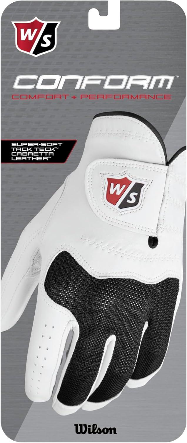 imageWilson Mens Conform Golf Gloves  Right and Left Hand Cadet and Regular SizesCadet Medium