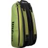 imageWilson Blade V8 Super Tour Tennis Racket Bag  GreenBlack Holds up to 9 Rackets