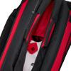 imageWilson Clash V2 Super Tour Tennis Racket Bag  RedBlack Holds up to 15 Rackets