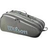 imageWilson Tour Tennis Racket Bag  Dark Green and Stone GreyDark Green
