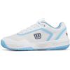 imageWILSON Womens Courtglide Womens Tennis ShoesWhiteAiry BlueNavy Blazer