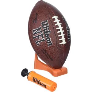 imageWILSON NFL Enforcer Football with Pump and Tee tan