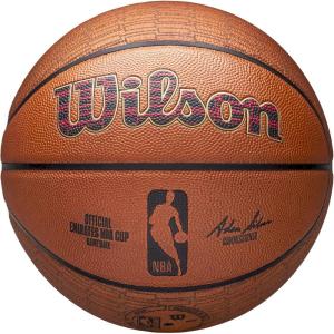 image:imageWilson Emirates NBA Cup Official Game Basketball  Size 7 Brown