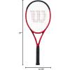 image:imageWilson Clash 100L V2 Unstrung Performance Tennis RacketGrip Size 1  4 18