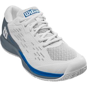 image:imageWILSON Rush Pro Ace Pickler Mens Pickleball Shoes  Mens US Shoe Sizes Made for Pickleball CourtsWhiteGreyClassic Blue