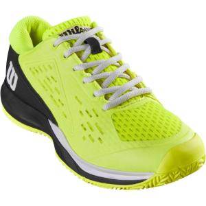 image:imageWilson UnisexChild Rush Pro Ace Junior Tennis ShoesSafety YellowBlackWhite