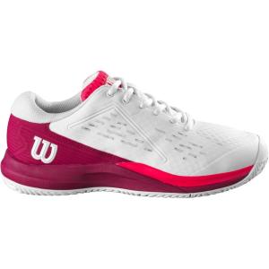 image:imageWilson UnisexChild Rush Pro Ace Junior Tennis ShoesWhite Beet Red Diva Pink