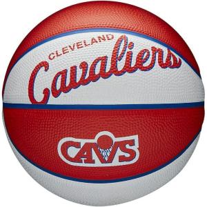 image:imageWILSON NBA Team Retro Mini Basketballs  Mini Size  3Cleveland Cavaliers