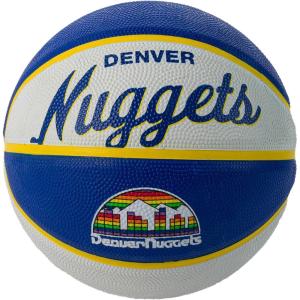 image:imageWILSON NBA Team Retro Mini Basketballs  Mini Size  3Denver Nuggets