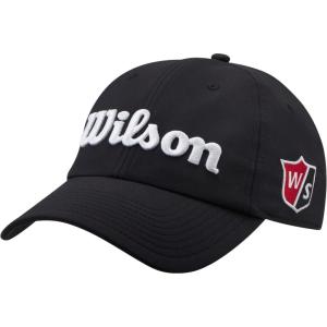 image:imageWILSON Pro Tour Golf Hat  Men Women and Junior SizesBlackWhite