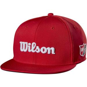 image:imageWilson Staff Golf Hat Flat BrimCurved BrimVisorRed