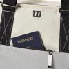 image:imageWILSON Lifestyle Tote Tennis Racket Bag  GreyBlue Holds up to 2 Rackets