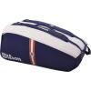 image:imageWilson Roland Garros Super Tour Tennis Racket Bag  NavyWhite Holds up to 9 Rackets
