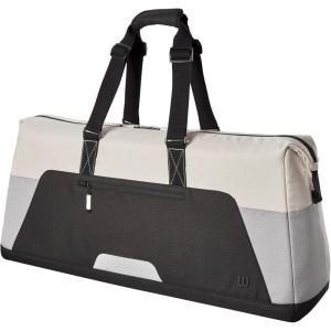 image:imageWILSON Lifestyle Tennis Racket Bag  GreyBlue Holds up to 4 Rackets