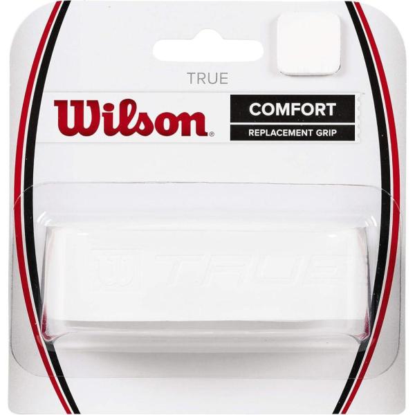 WILSON True Tennis Racquet Replacement Grip, White - Wilson
