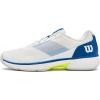 image:imageWILSON Mens Rush Lite 5 Tennis ShoesWhiteDeja Vu BlueSafety Yellow