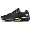 image:imageWilson Mens Rush Lite 5 Clay Mens Tennis ShoesBlackWhiteSafety Yello