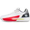 image:imageWilson Mens Rush Tour 5 Clay Mens Tennis ShoesWhiteBlackInfrared